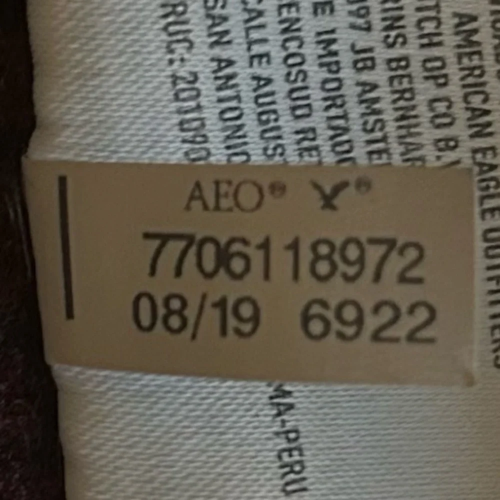 American Eagle Men’s Medium Burgundy Flex Tech Athletic Shorts Modern Utility - Picture 7 of 9